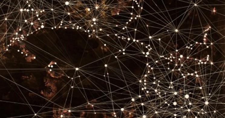 Victoria Burge, New Mexico, ink, acrylic and pencil on paper