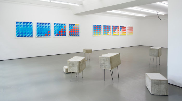 Judith Hopf, SUN UP / SUN DOWN, installation view, courtesy of the artist and Deborah Schamoni Gallery. Photo credit: Ulrich Gebert.