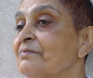 Portrait of Gayatri Spivak. Image courtesy of Columbia University.