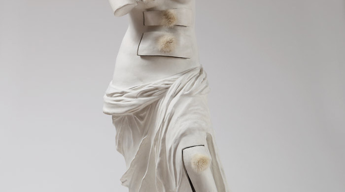 Salvador Dalí, Vénus de Milo aux Tiroirs (Venus de Milo with Drawers), 1936/1964, painted bronze and mink pompoms, height: 97.5 cm, Private Collection, © Salvador Dalí, Fundació Gala-Salvador Dalí, Artists Rights Society (ARS), New York, 2013.