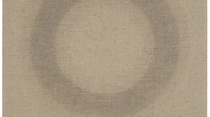 Helmut Federle, Ferner K, 2013.
Vegetable oil, acrylic on canvas 19 5/8 x 15 3/4 in. Image courtesy of Peter Blum Gallery New York.