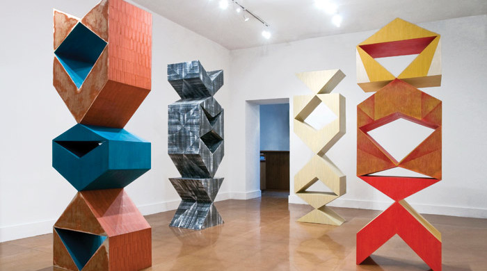 Rachel Beach, Long Standing Installation view, front room. 2013. Image courtesy of Blackston.