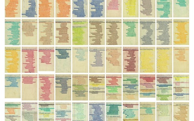 Judy Blum Reddy, Timetables, 2013. Image courtesy of the artist.
