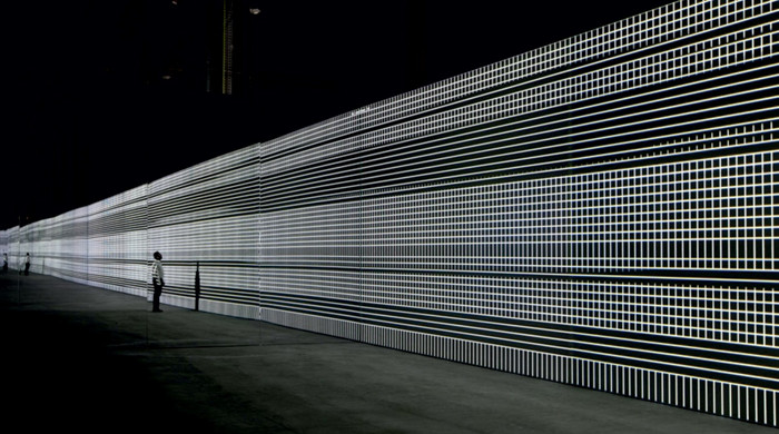 Carsten Nicolai, Unidisplay, 2012. Courtesy of Musée d'Art Contemporain Montréal (MACM).