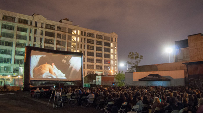 Rooftop Films Screening of Obvious Child. Image courtesy of Rooftop Films.