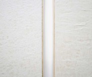 Jessica Sanders, Crumple A58 & Crumple A59 (details), 2014, Beeswax on stretched linen with artist frame