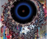 To be titled, 2014, acrylic and platinum leaf on canvas mounted on board, 118 1/8 x 118 1/8 inches
(300 x 300 cm) © 2014 Takashi Murakami/Kaikai Kiki Co., Ltd. All Rights Reserved.