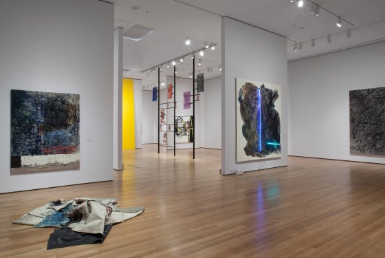 Installation view of "The Forever Now: Contemporary Painting in an Atemporal World" at MoMA. John Wronn/© 2014 MoMA, N.Y.