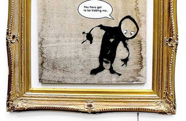 You've got kidding me, Banksy. Courtesy: http://banksy.co.uk/