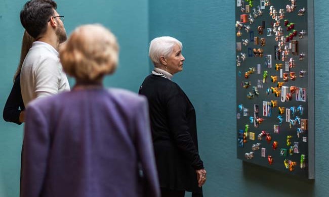 Exhibitio of Lewben Art Foundation_work of Nick Darmstaedter_San Gennaro_photo by Remis Scerbauskas