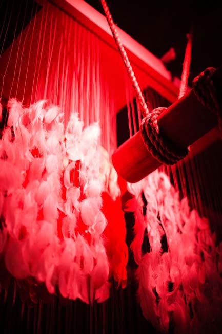 Randall Okita, Be Here Now, 2015, multi-media installation, detail. Photo Dustin Rabin