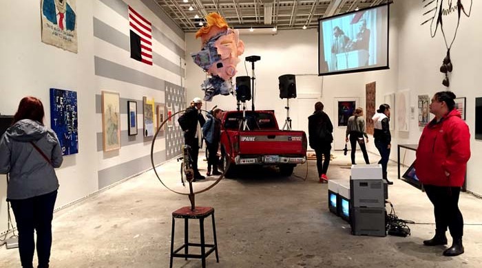 #MAKEAMERICAGREATAGAIN, installation view at Whitebox, NYC