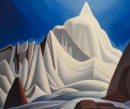 Above: Lawren Harris, Mountains in Snow: Rocky Mountain Paintings VII, about 1929. Oil on canvas. The Thomson Collection at the Art Gallery of Ontario. © Art Gallery of Ontario. © Family of Lawren S. Harris.