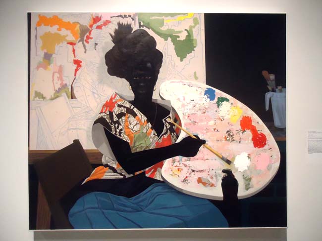 Kerry James Marshall, Untitled 2009. Acrylic on PVC panel.