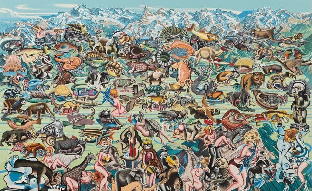 Erró, Lovescape, 1973-1974.
Photo: Claire Dorn, Courtesy of Galerie Perrotin.