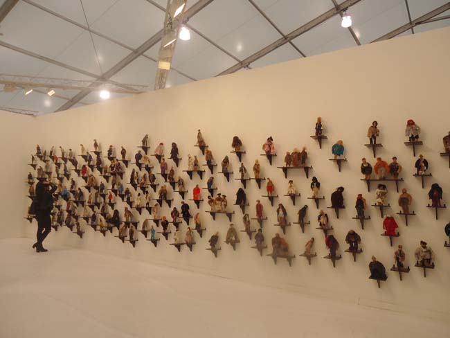 Jos de Gruyter and Harald Thys, I Piccoli Pupazzi Sporchi di Pruppá (The Small Dirty Puppets from Pruppa) 2015. t Gavin Brown Enterprise. Frieze New York 2016. Photo: J. Gora