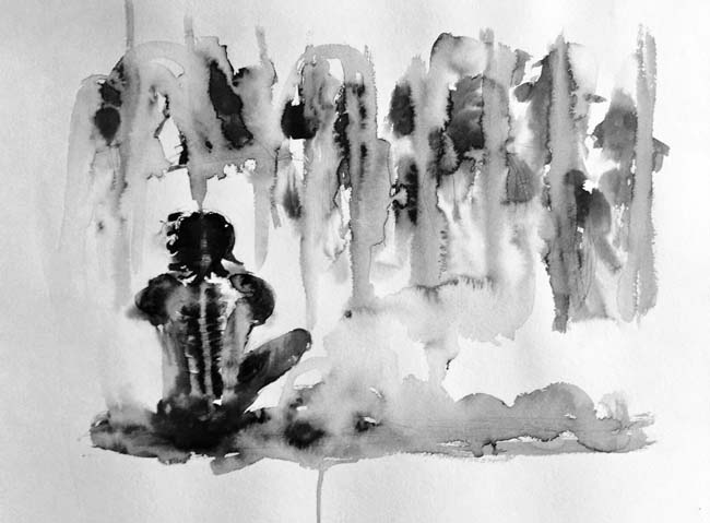 From the series: The Blind Owl Meets the Hunger Artist.