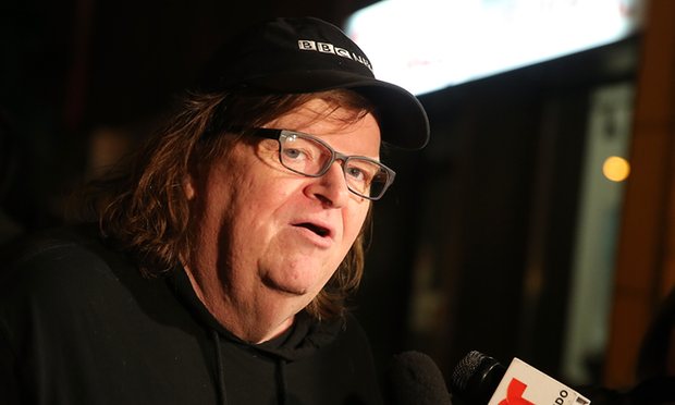 Michael Moore: ‘What this country doesn’t need is a horror movie about Donald Trump. He’s producing that himself.’ Photograph: Jemal Countess/Getty Images