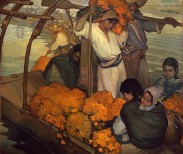 The Offering, 1913. Saturnino Herran, Mexican, 1887-1918. Oil on Canvas. 183x210 cm. Museo Nacional de Arte, INBA Mexico City. © 2016 Philadelphia Museum of Art