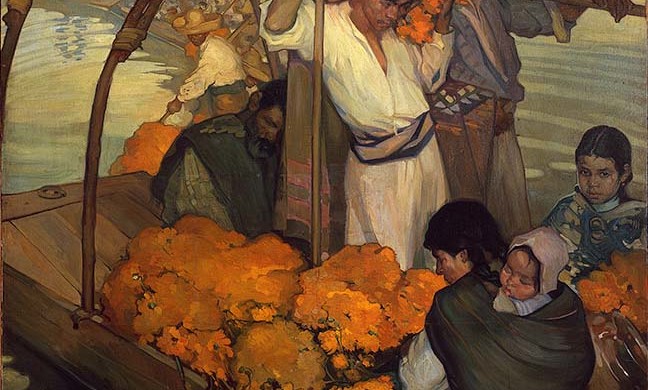 The Offering, 1913. Saturnino Herran, Mexican, 1887-1918. Oil on Canvas. 183x210 cm. Museo Nacional de Arte, INBA Mexico City. © 2016 Philadelphia Museum of Art