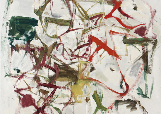 Untitled — Joan Mitchell, circa 1958—1959
Oil on canvas and board
146.4 x 208.9 cm / 57 5/8 x 82 1/4 in

© Joan Mitchell Foundation
Courtesy the Foundation and Hauser & Wirth
Photo: Genevieve Hanson