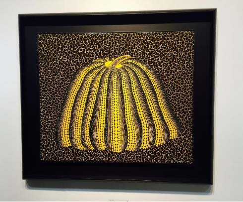  Yayoi Kusama, Pumpkin, 1992. Acrylic on canvas 60.6 x 72.7 cm